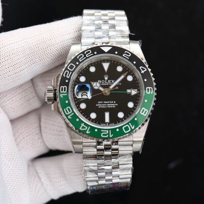 Clean Factory Insert ROLEX GMT-Master II 904L Steel 3186/2836 Movement 40mm Watch